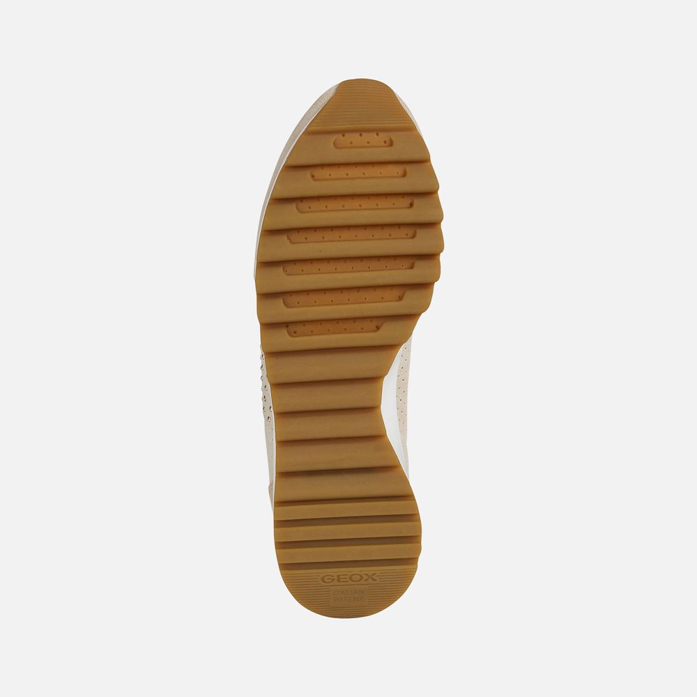 Geox Bayan Spor Ayakkabı Bej Rengi - Tabelya - LVX-907538